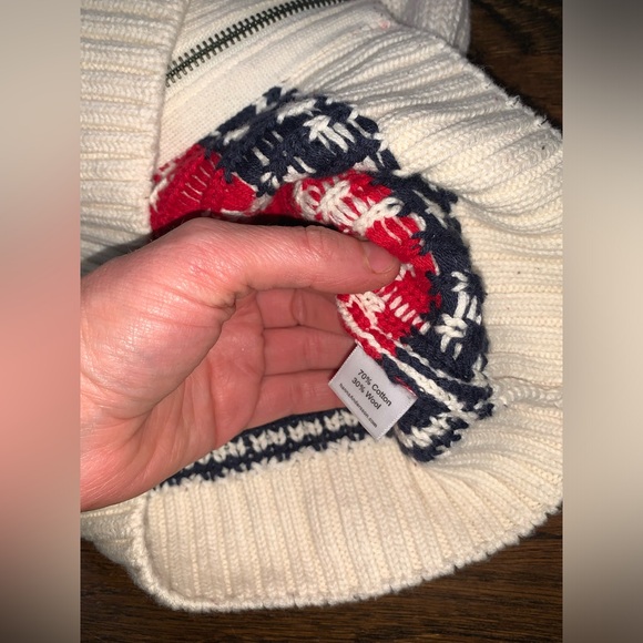 Hanna Andersson Reindeer Snowflake Cotton Sweater 140/10 - Picture 4 of 5